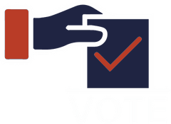 A person casting their vote
